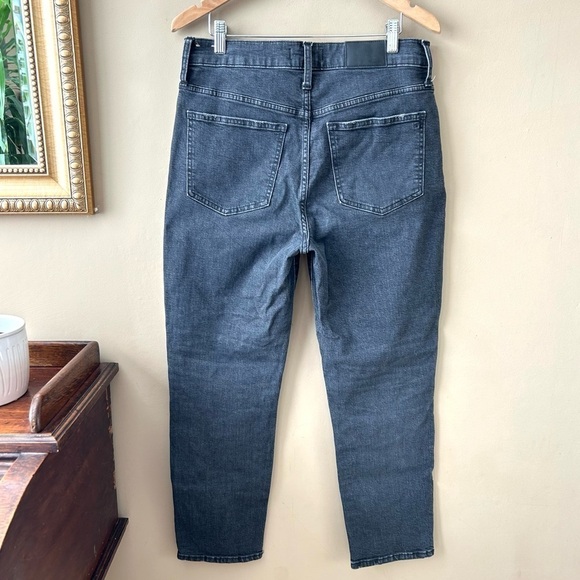 Madewell The Perfect Vintage Crop Jeans in Black Gray Sumner Wash Size 29 - Picture 5 of 16